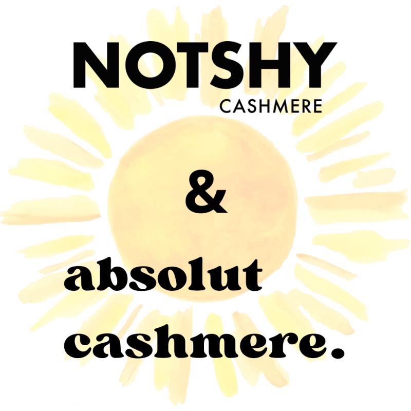 Notshy & Absolut Cashmere.